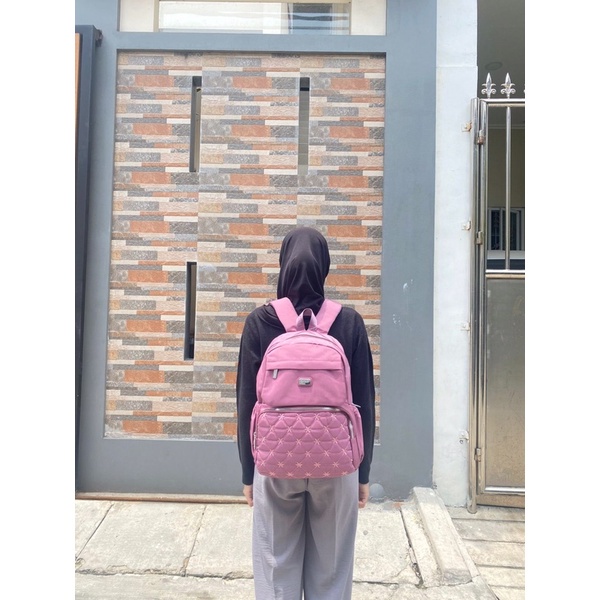 Tas Ransel Chibao 16007-22 Bahan Kanvas Size Jumbo Muat laptop 14inch. Tas Wanita Tas Chibao Tas Ransel Wanita Import Tas Chibao Import BEST SELLER TERBARU BISA BAYAR DITEMPAT.!!!!