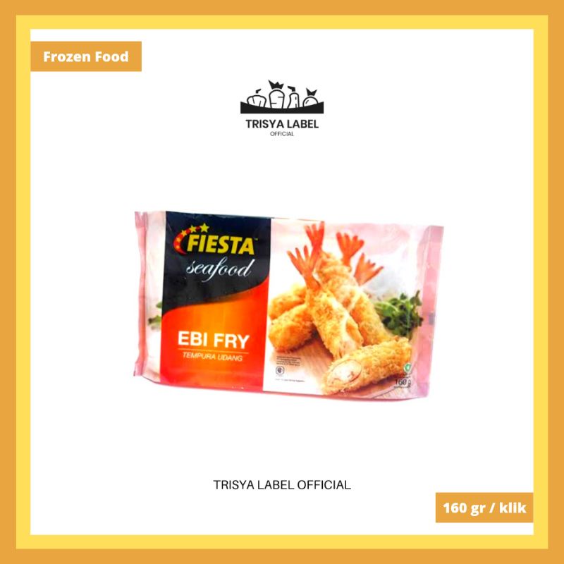 

160gr Eby Fry Fiesta / Udang Goreng | Frozen Food | TRISYALABEL