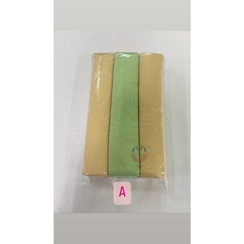 Fiyeli Bedong Bayi JUmbo 120x90 Doubleknit Printed Isi 3 / Kain Bedong Anak Bayi