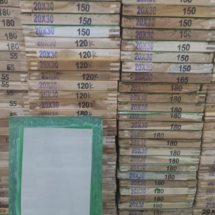 

Paling Favorit SCREEN SABLON 20x30 T.120, T150, T165, T180 ( PUTIH )