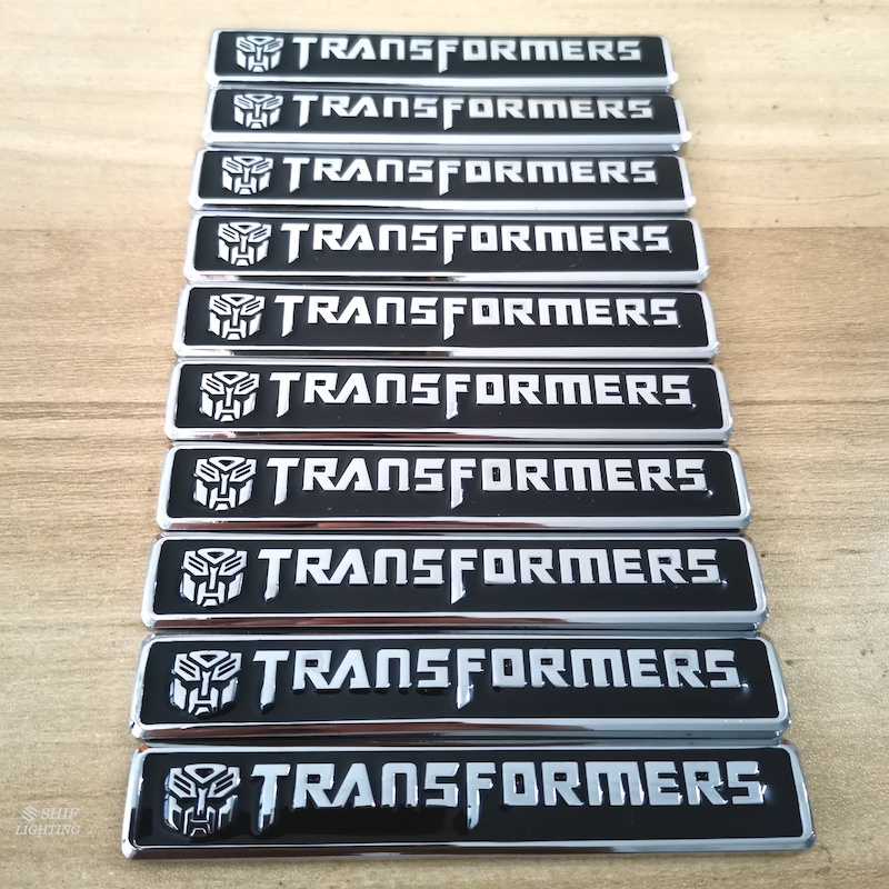 1pc Stiker Emblem TF TRANSFORMERS Untuk Fender Samping Mobil