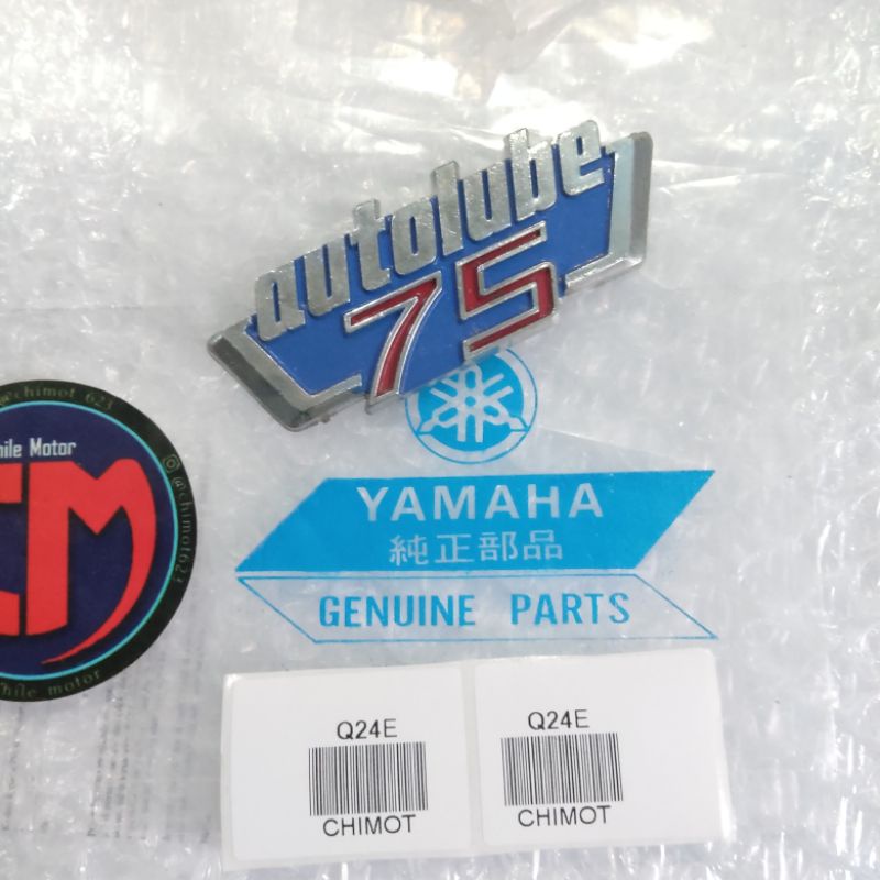 Emblem Sayap Yamaha V75 V 75 Nos Original