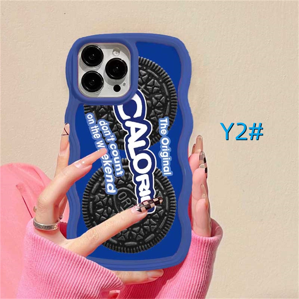 Soft Case Bahan TPU Desain Cookies Untuk VIVO Y16 Y35 Y22 Y15s Y15A Y21 Y33s Y20 Y21A Y12 Y12s Y15 V21e Y91C Y30 Y11 Y12i Y50