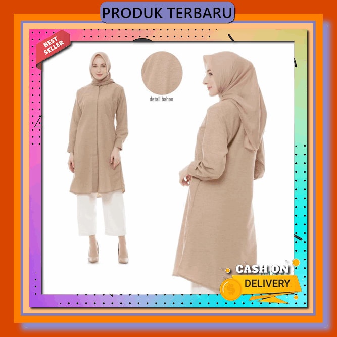 [Ready] Athena Blouse Kemeja Flanel Kotak-Kotak Wanita Jumbo Bigsize Polos Basic Terlaris | Baju Ata