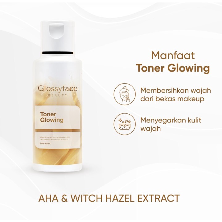 Toner Glowing Skincare Glossy Face Beauty