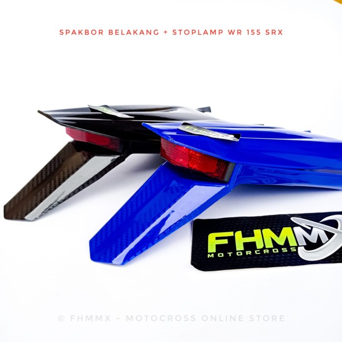 Spakbor Belakang Plus Stoplamp LED WR155