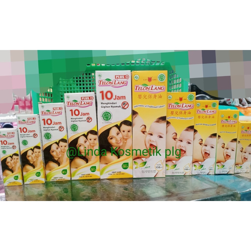 Telon Lang Minyak Telon Plus 30mL 60mL 100mL 150mL Cap Lang Bayi Baby Oil Anti Nyamuk CapLang