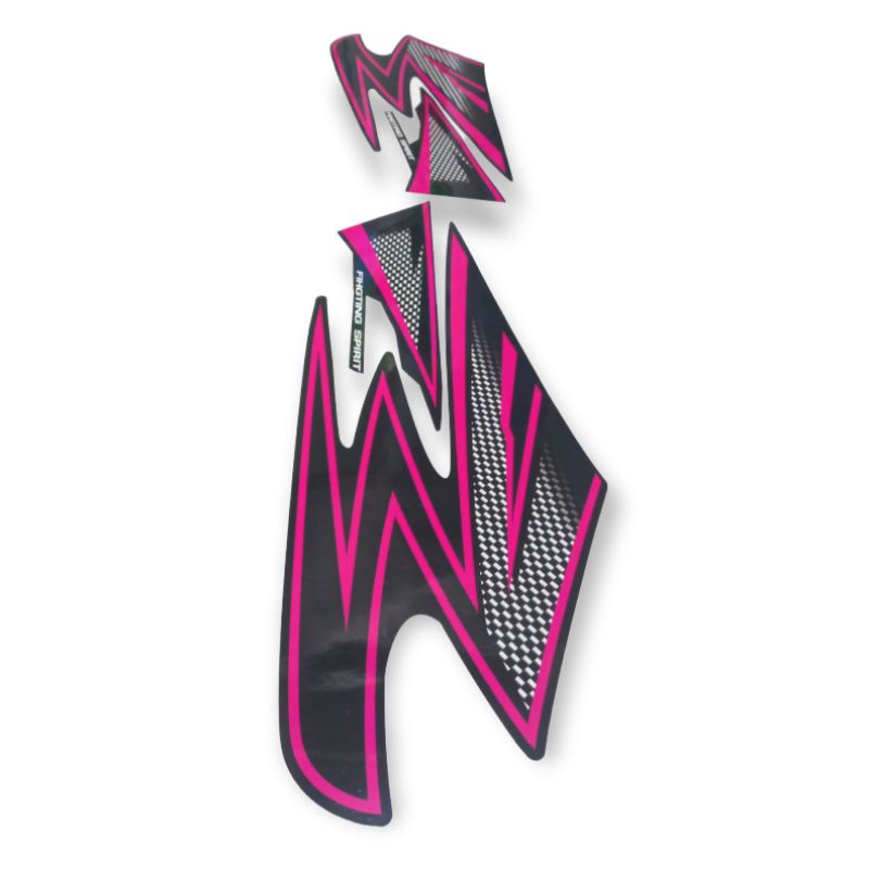Sticker striping yamaha rx king RX KING 2003 custom merah biru pink print cutting tahan pernis