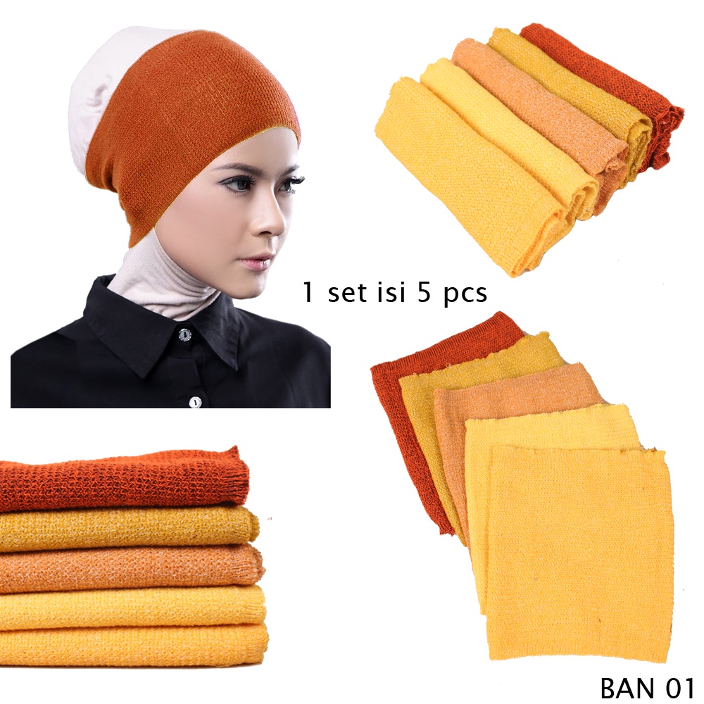 Bandana Daleman Jilbab / Daleman Kerudung Bandana Isi Pcs - BAN 08