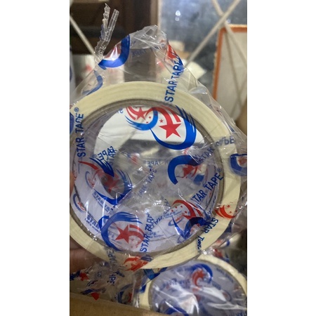 

Masking Tape /Lakban Kertas 12 mm Lem kertas Star Tape Murah