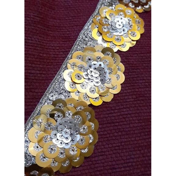 Aplikasi Payet Bunga Payet Rangkai