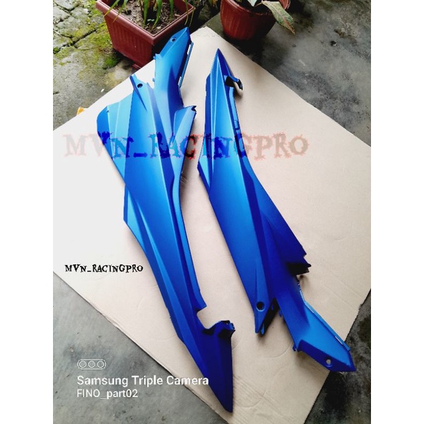 Cover body belakang kiri kanan set SUZUKI SATRIA F FU FL FACELIFT warna BLUEMATTE biru dof doff dop 