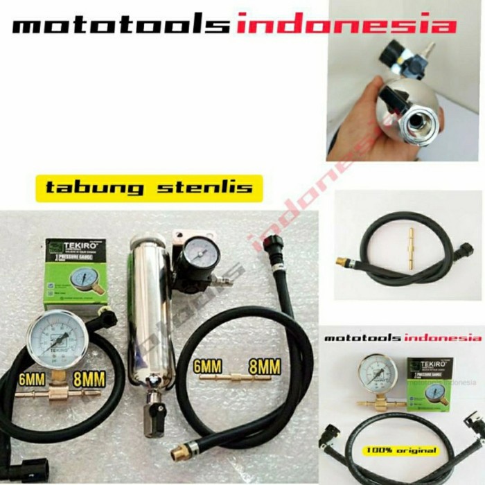 paket tabung infus injector injeksi tester fuelpump tekiro