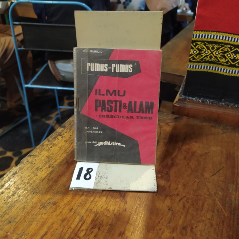 BUKU RUMUS RUMUS PASTI & ALAM IRREGULAR VERB By Drs Mursjid