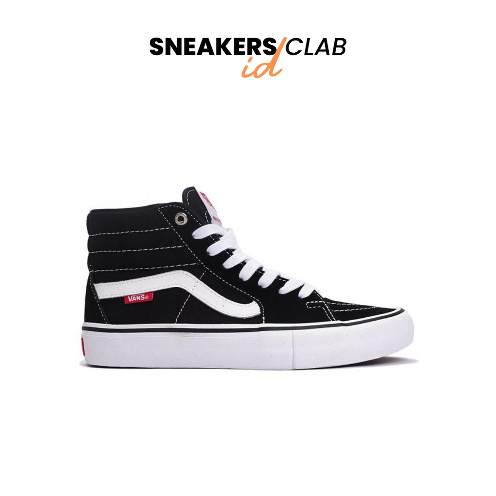VANS SK8 HI PRO BLACK WHITE