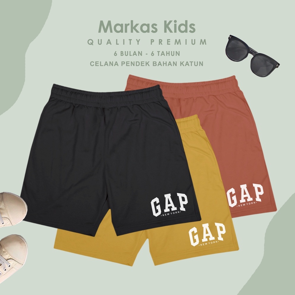 Celana boxer anak perempuan dan laki laki katun usia 1 - 6 tahun banyak pilhan warna