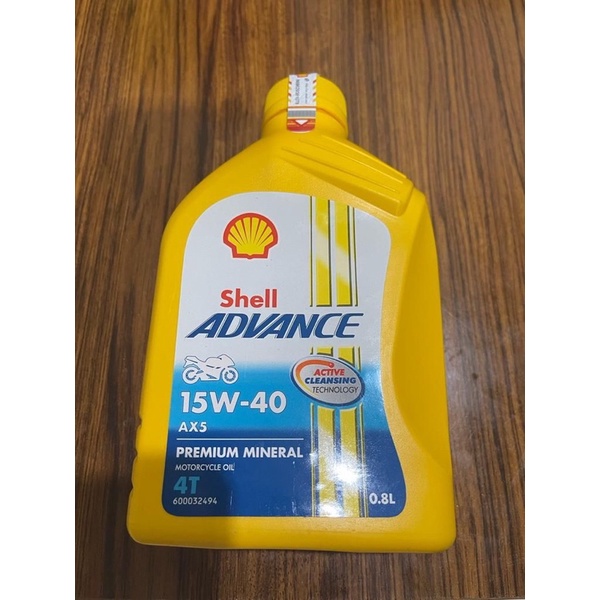 shell advance AX5 manual 15W-40 800ml