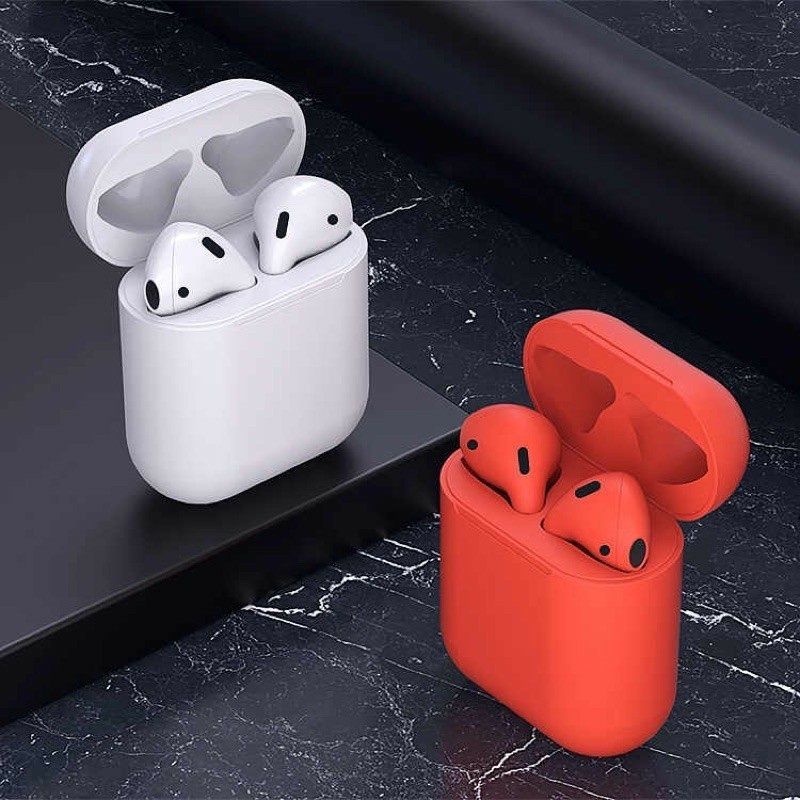 Headset Bluetooth 5.0 TWS i12 Macaron Wireless Earbud Earphone