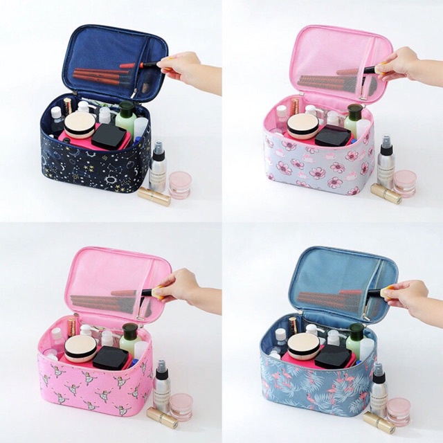 AWM Travel Make Up / Tas Kosmetik / Penyimpanan Kosmetik Organizer Makeup FL39