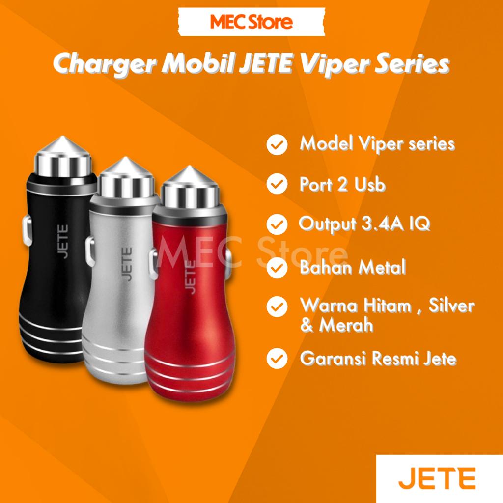 Car Charger / CAS Mobil Jete Viper Series 2.4A Smart iQ Metal