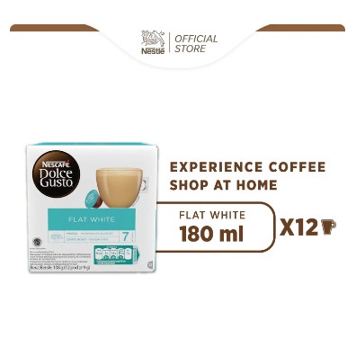 

NESCAFE DOLCE GUSTO CAPSULE FLAT WHITE 1 BOX KAPSUL KOPI