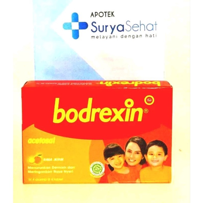 Bodrexin Tablet isi 16 tablet. Obat demam anak