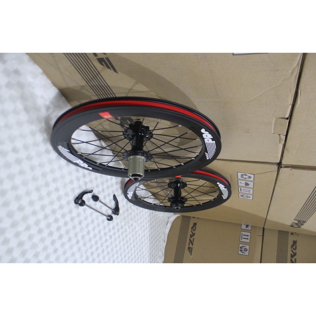 Velg rims wheelset sepeda lipat raze pro 16 x 1 3/8 Discbrake 16 x 1 3 per 8 16+ 16 plus 16inch