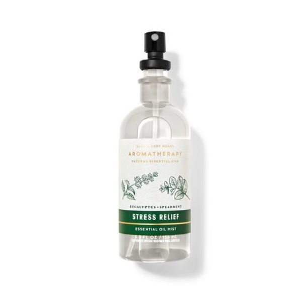 Pillow Mist Essential Oil Mist Bath and Body Works Stress Relief Eucalyptus Tea Air Earth
