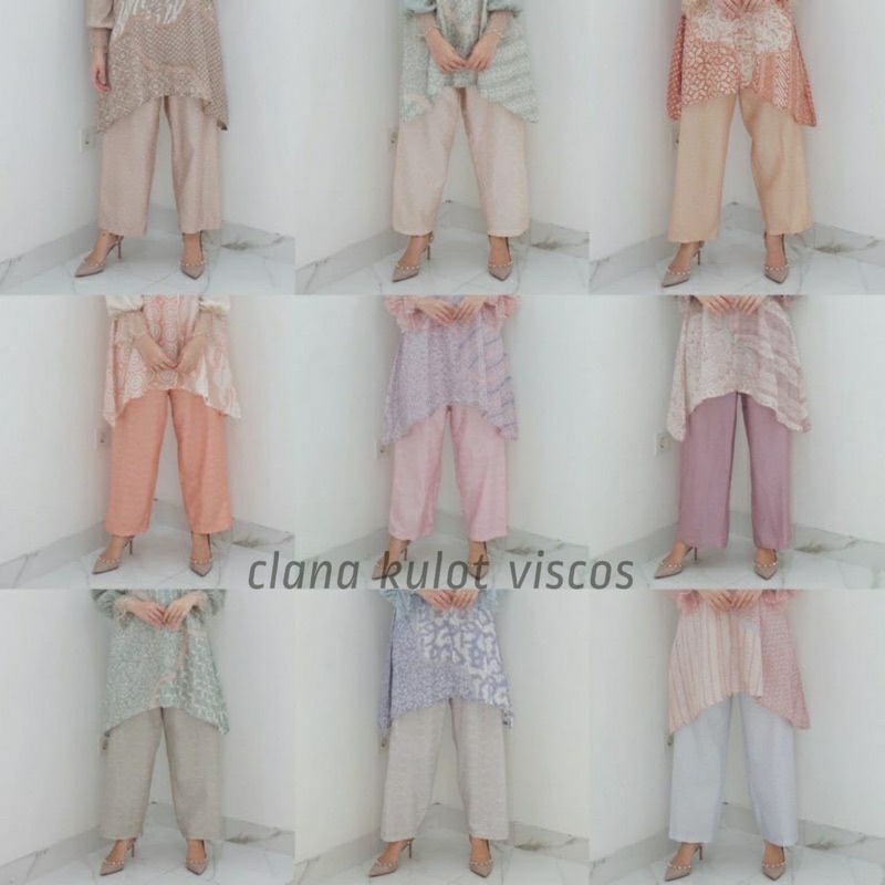 clana kulot panjang viscos