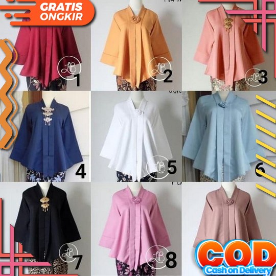 Setelan Baju Kebaya Brokat Rinjani Tile Satu Set Stelan Kebaya Wisuda Lamaran Kondangan Wisudah Lama