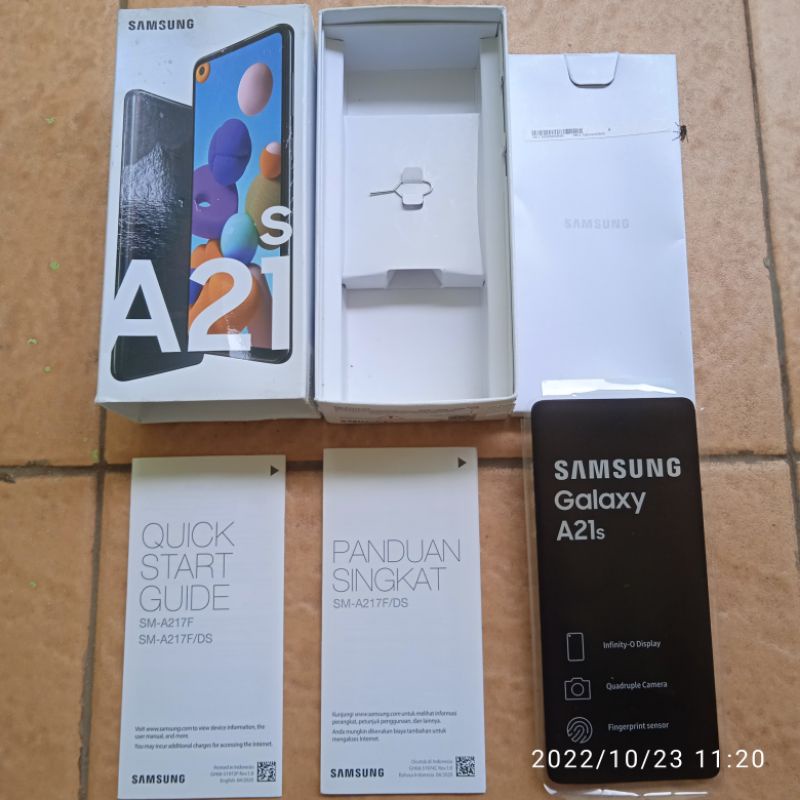 Dus Box Bawaan Samsung Galaxy A21s 100% Original