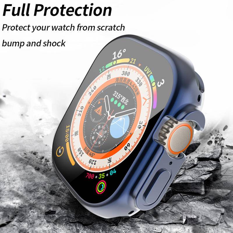 Case Pelindung Layar Bahan TPU Transparan Ukuran 49MM Untuk Apple Watch Ultra 49MM