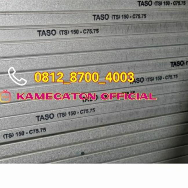 Baja ringan taso 0.75 mm/ baja ringan taso C 75 x 0,75mm / taso 0,75