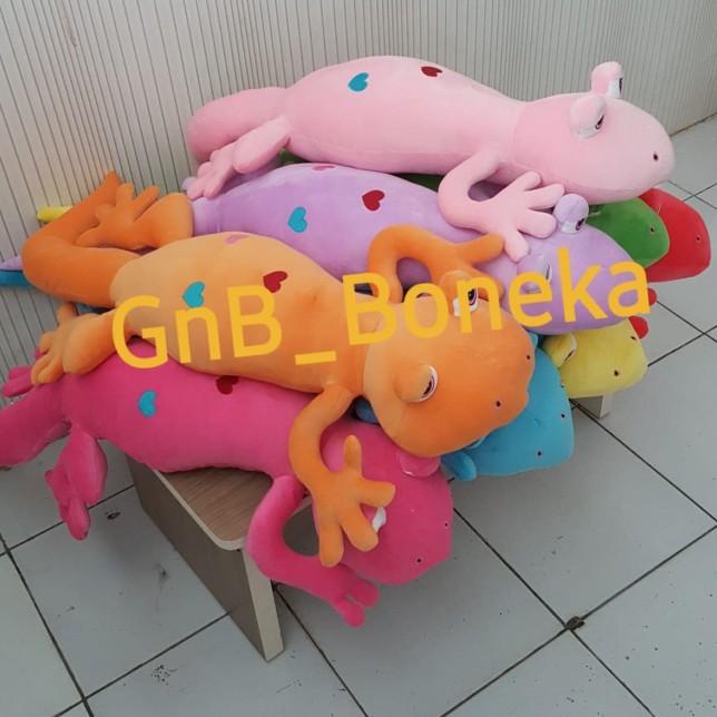 Boneka Cicak , Kadal Bahan Halus dan Lucu SEULGI - Kuning