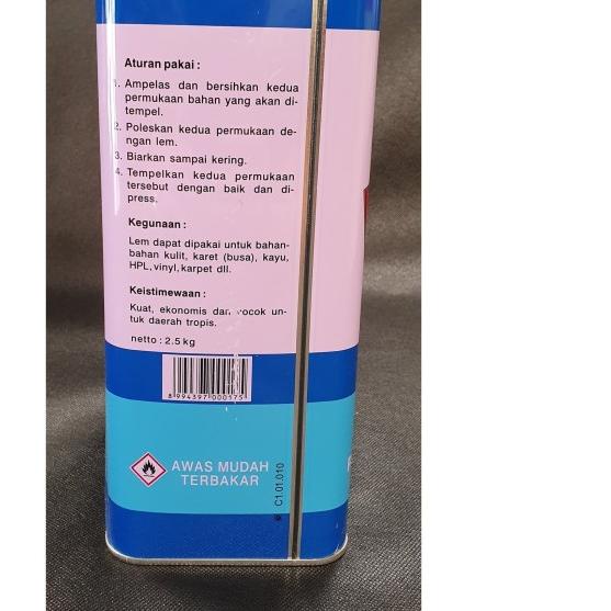 

Lem Fox Biru 1 Galon (2.5 kg) - Lem Kuning Busa Kulit Vinyl