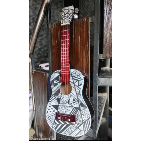 GITARLELE AKUSTIK SENAR 6 * / PAKET GUITALELE GITAR LELE / PAKET GITAR MINI / UKULELE GITAR KECIL SENAR 6 / GITAR JUNIOR SENAR 6 / GARANSI PENGIRIMAN