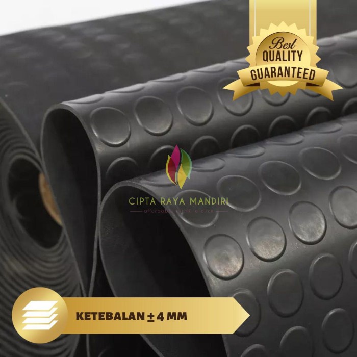 Karpet Karet Koin Anti Slip / Karpet Karet Motif Koin Meteran