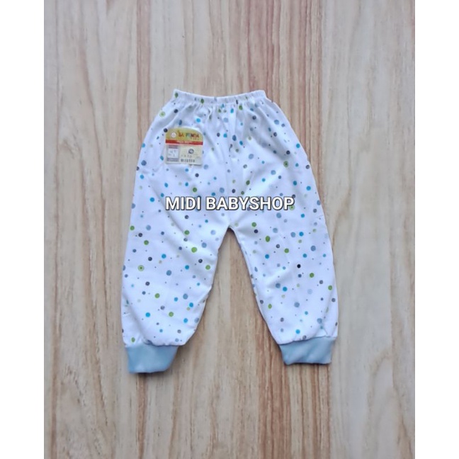 Celana Panjang Bayi Size S M L Polkadot Saffenda Baby SNI