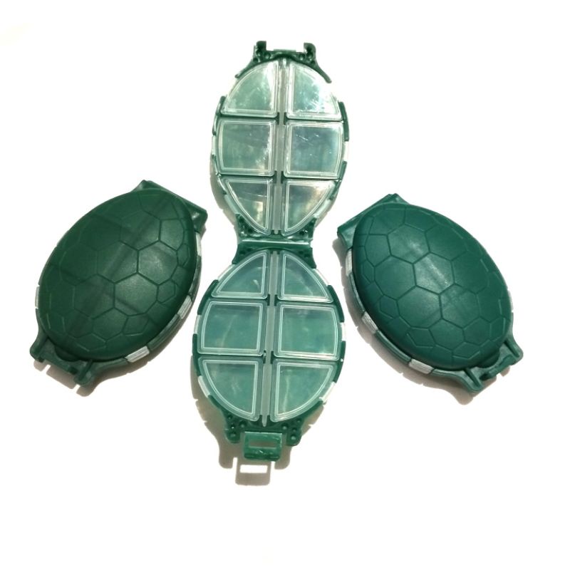 Tempat Kail Mata Pancing Motif Kura Kura Kualitas Seperti Exori Tebal Box Kail Tebal Kotak Kail Box 