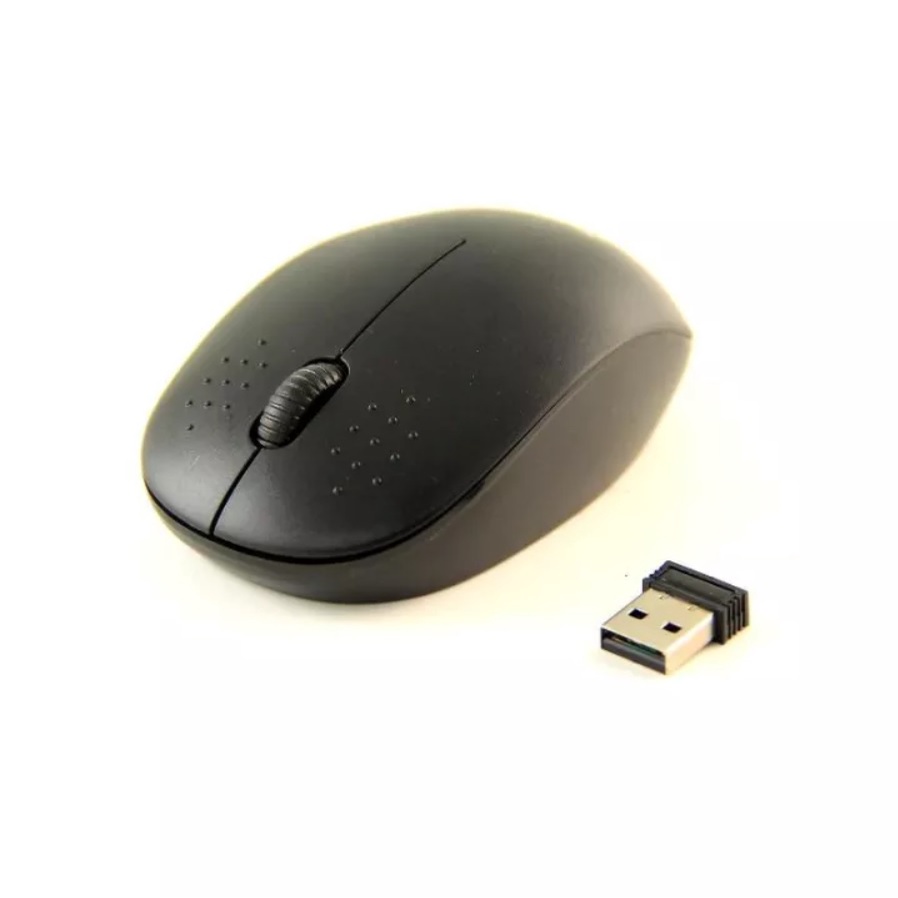 MOUSE WIRELESS TANPA KABEL CABLE CABEL R-ONE W170 PC LAPTOP KOMPUTER COMPUTER