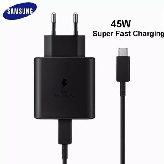 Charger Samsung Original 100% Type C to C 45W PD QC 3.0 Super Fast Charging