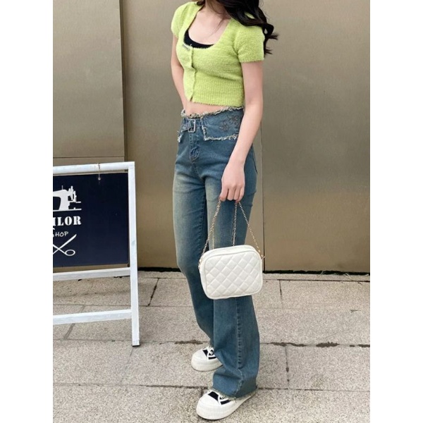 dem_sare / DS1178  CLARA Tas Selempang Wanita Fashion Korea Murah Tas Selempang Bahu Wanita Remaja Tali rantai