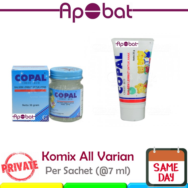 - ApObat - Copal Balsem Anak 25 gr / 36 gr Batuk Pusing Vicks Anak Oles