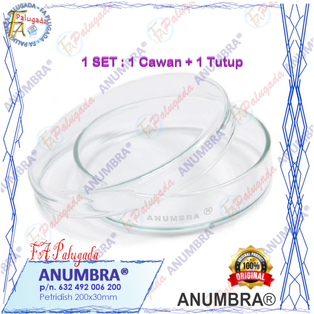 ANUMBRA Petridish 200x30mm (cawan petri)