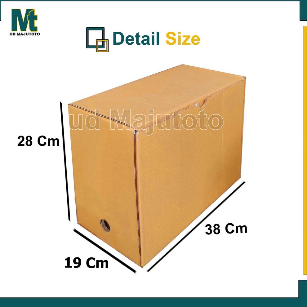 

ひ Box Arsip 38x19x28 Cm / Box File Polos/Kardus Arsip Besar ☀