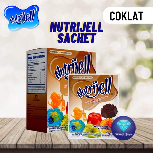 

NUTRIJELL COKLAT JELLY POWDER SACHET 20GR (ECERAN)