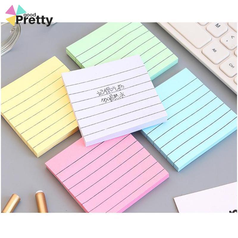 Simplicity sticky note horizontal sticker notepad post maker stiker massage pesan book note - PD