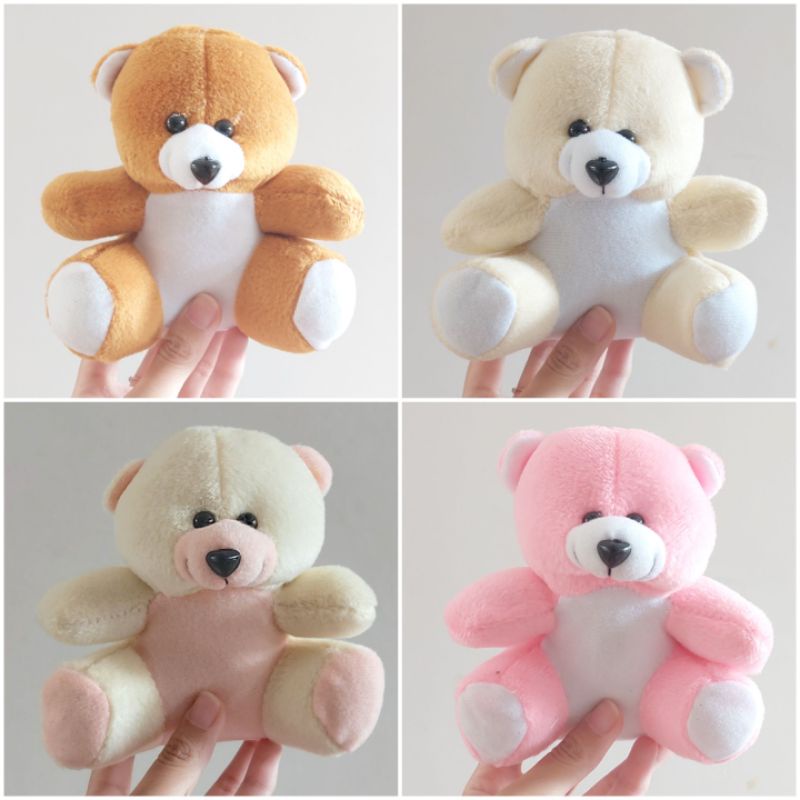BONEKA BERUANG 13CM UNTUK BUKET WISUDA | BONEKA POLOS BAHAN BUCKET | KADO ULANGTAHUN MURAH MAGELANG