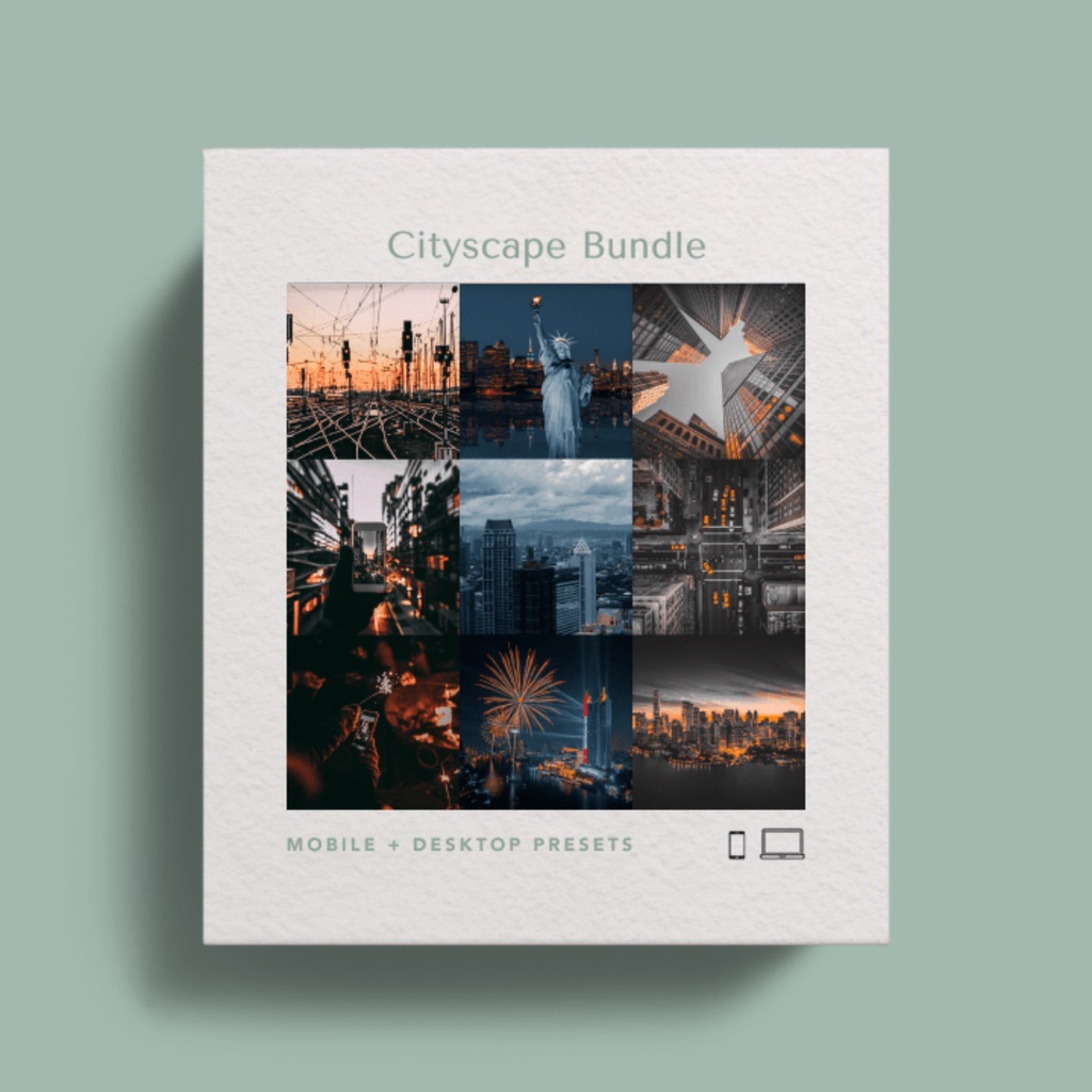 80 Cityscapes Bundle Preset Lightroom 80+ in 12 Packs Mobile IOS/Android &amp; Dekstop