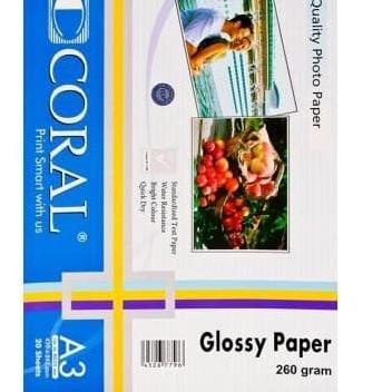 

KERTAS PHOTO PHOTO PAPER A3 260 GRAM GLOSSY PHOTO PAPER KERTAS FOTO